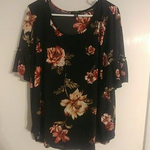 3 for $15.  Lightweight floral top.